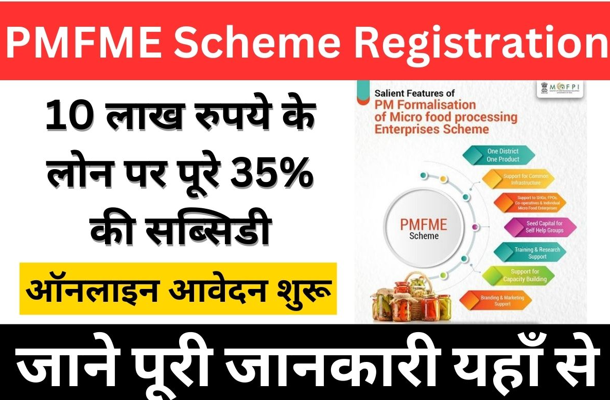 PMFME Scheme: 35% सब्सिडी के साथ पाए ₹10 लाख तक का लोन, जानिए आवेदन प्रक्रिया!
